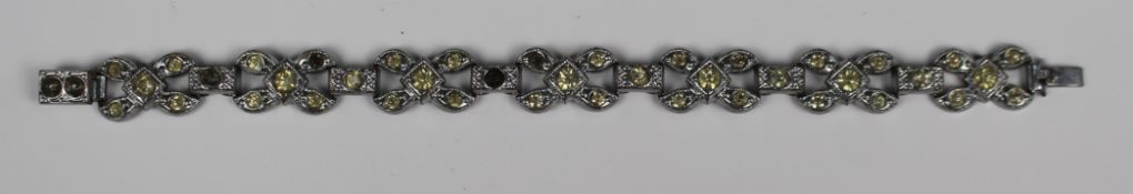 Art Deco Style Silver Bracelet