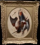 Trompe lâ€™oeil by Michelangelo Meucci (Italian, 1840â€“1890)