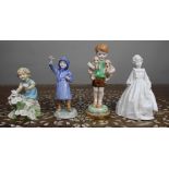 Collection of 4 Royal Worcester Figurines