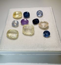 35.05ct Natural Unheated/Untreated Multi Ceylon Sapphire Lot