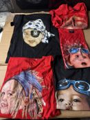 5x heavy metal 3d baby face t shirts