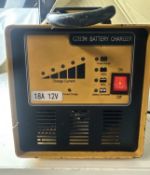 Electric Car Battery Charger 12V 18A Fast Vehicle Charger Forklift Scooter CZB3H