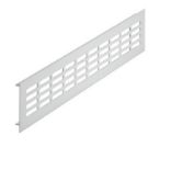 Häfele Ventilation Grille, For Recess Mounting, Height 60 mm, Silver Coloured, Anodized E6/EV1
