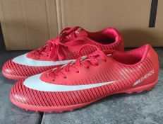 Mezhenzu Red Astro Football Trainers - Size EU 44 - EST £20 - V2-BOX-67