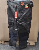 Scruffs Workwear Trousers Stretch Green - Size 34R - EST £40 - U2-BOX 68