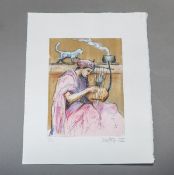 Bettag, Franz-Joseph (geb. 1959), Musikerin mit Katze