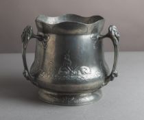 Sekt- / Weinkühler (Kayserzinn, um 1900, Jugendstil)