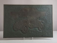 Bronzeplatte "Opel 1908 - 1959"