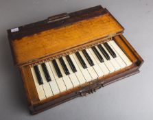 Stummes Klavier / Übungsklavier / Tastenlehre (Mitte/Ende 19. Jh.)