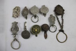 Beschließerringe Rockstecker 10 St. um 1900