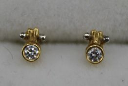 Brillant Ohrstecker 750 Gold