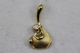 Diamant Anhänger 585 Gold