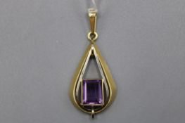 Amethyst Anhänger 585 Gold