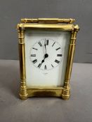 A French carriage clock J.E.Paris