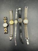 Five ladies wristwatches various makers to include Rotary, Constant and Michele Bernard