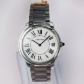 Ronde Must De Cartier Watch in original box with papers.
