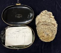 A boxed barristers wig belonging to the esteemed Barrister. judge and disability rights campaigner