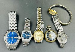 A selection of various wristwatches makers and conditions including Seiko, Rotary etc.