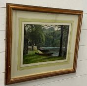 A watercolour by H .Hartley 