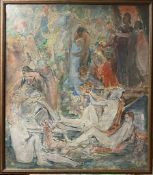 Dame Ethel Walker DBE ARA, British 1861-1951 - Study for 'The Four Seasons, Decor n.4';