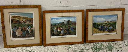 Three prints by Margaret Loxton