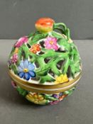 Herend porcelain pot (H9cm)