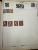 An album of uk and world stamps to in clued some penny reds. Various countries and denominations