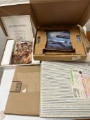 Six picture plates of various makers