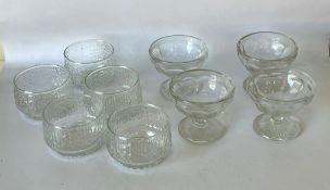 A selection of Mid Century ice cream dishes