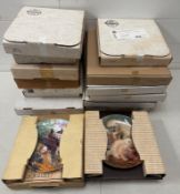 A quantity of boxed picture plates various makers and subjects