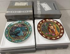 A quantity of boxed picture plates various makers and subjects