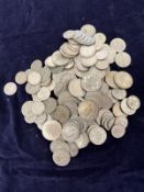 A quantity of Uk coinage to include shillings half crowns and two shillings
