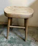 A pine stool
