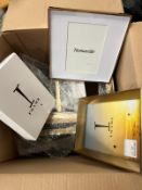 A small selection of various photo frames