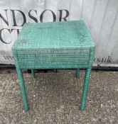 A Lloyd Loom style side table