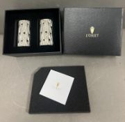 L'Objet Bois D'or salt and pepper, boxed