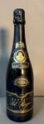 A bottle of Pol Roger Cuvee sir Winston Churchill 1993
