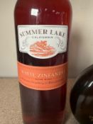 A magnum of summer lak white Zinfandel rose