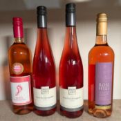 Four bottle of rose to include a rose Hundertgulden and two other