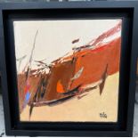Untitled Abstract, 2001, Oil Signed and dated 2001. Signed Opera Gallery Label verso. Pham Ha Hai (