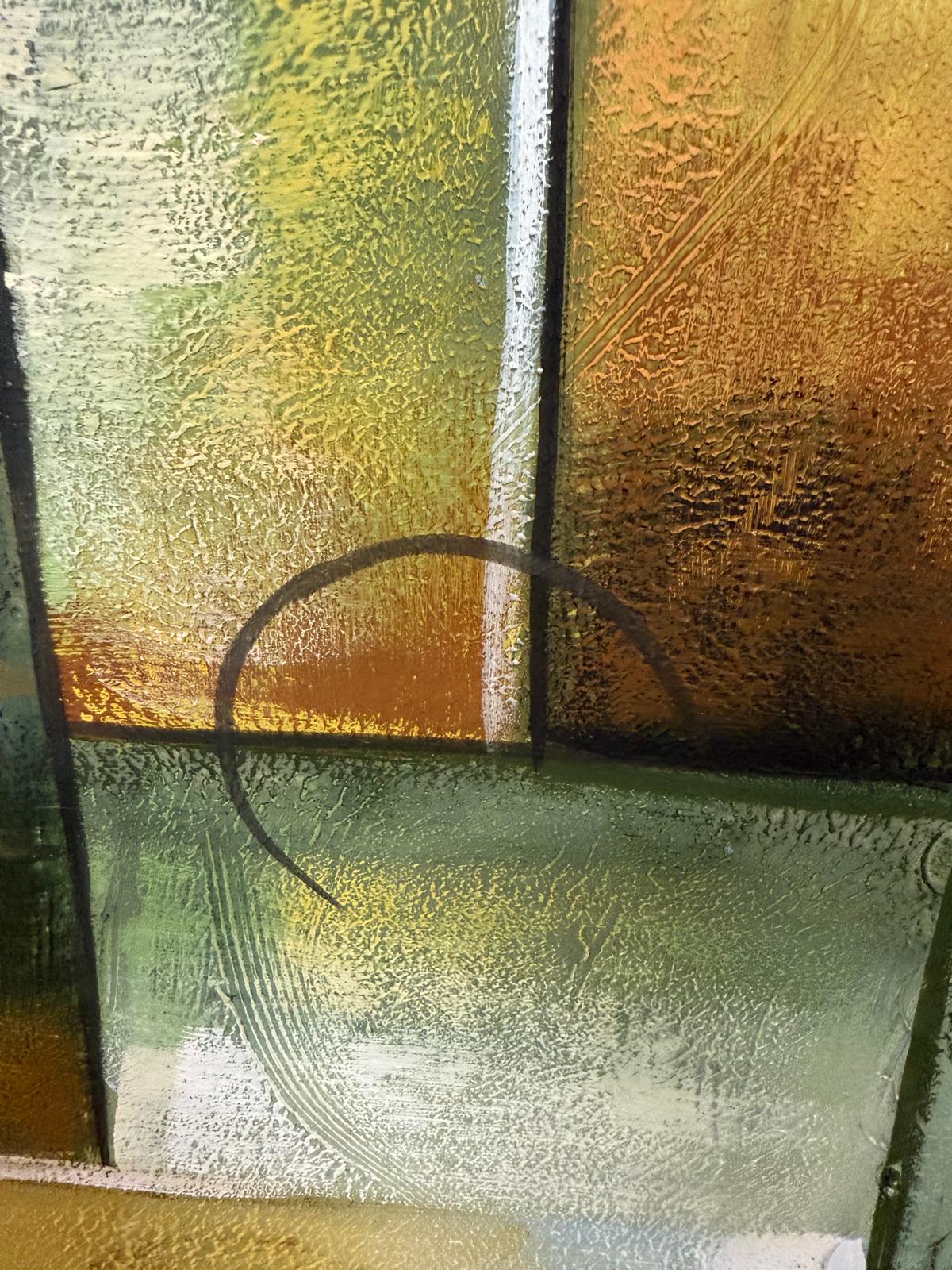 Abstract Oil on Canvas Signed. Lee Reynolds Burr (1936–2017) American. He has served as Chairman, - Image 4 of 4