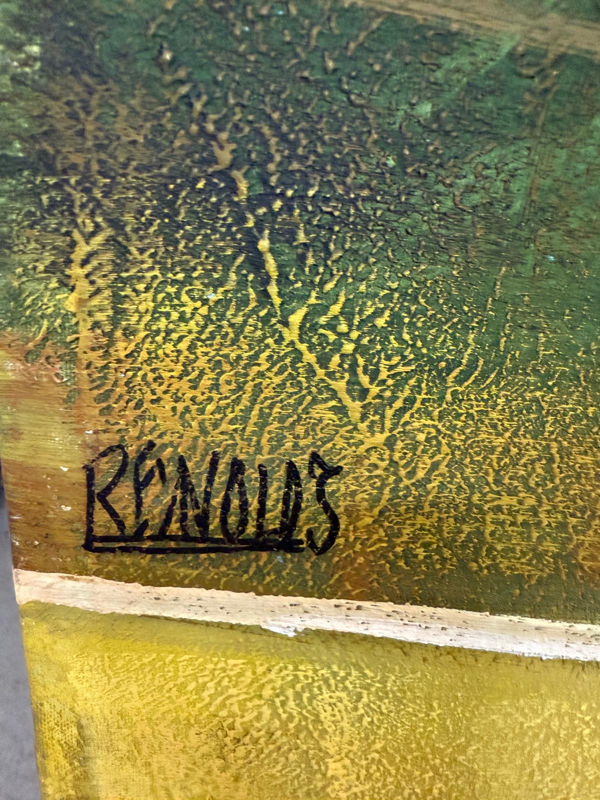 Abstract Oil on Canvas Signed. Lee Reynolds Burr (1936–2017) American. He has served as Chairman, - Image 2 of 4