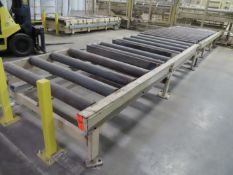 Lot - (2) Sections of Powered 57" Roller Conveyor (Sold, Subject to Bulk Bid, Lot #: 240) (Sold,