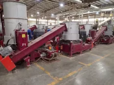 Lot, Line F - (4) Promeco Tritex Model TX800 4-Step De-Fiber Cardboard Systems (2021); with Water