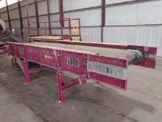 Promeco 20 ft. x 63 in. (approx.) Motorized Speed Belt Conveyor; with 230/400 Volt Motor, 6 ft. x 14