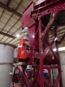 Hopper on Pedestal with Dual Auger Bottom Bins; (Asset #: CLD-M1) (Location: Pasadena, TX) (Sold
