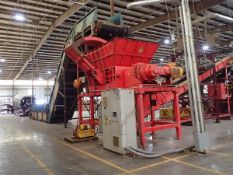 Eidal Model 7272 DX Series Dual-Shaft Shredder (2014); Includes: Control Panel and 3-Phase Induction