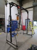 Strongway 2,000 lb. Cap. Model 5071174 Portable Adjustable Gantry Crane, S/N: 5827521-056; with 94-