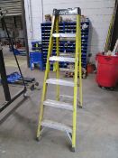 Rock River 6 ft. Model RR-3016-06 Fiberglass Step Ladder; (Location: Savannah, GA)