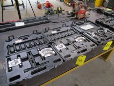 Lot - (3) Maddox Bearing Seperator Kits & Front End Service Tools with Cases (Location: Savannah,